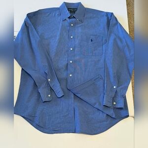 Polo By Ralph Lauren Men's Blue Plaid Button Down Shirt